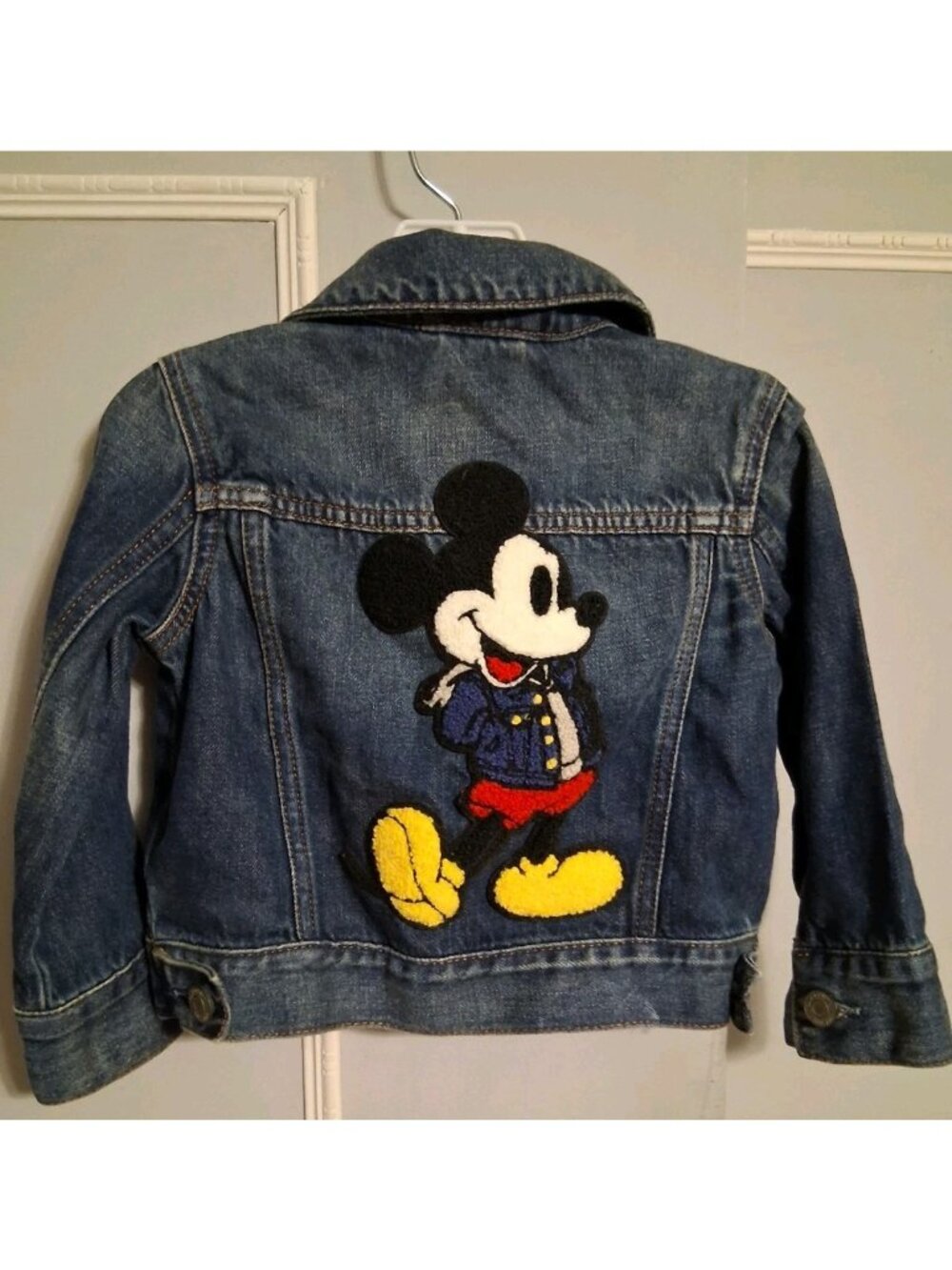 Baby Gap Disney Mickey Mouse 18-24M Toddler Kids Icon Denim Jacket Boys/Girls
